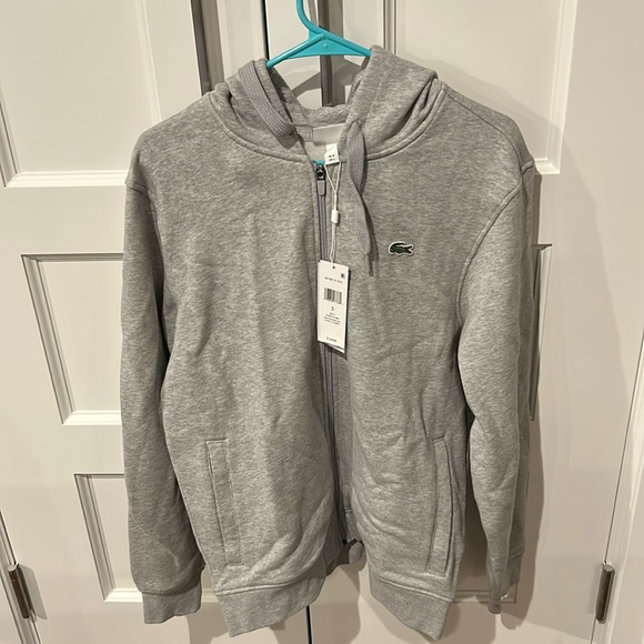 NWT Men’s Lacoste zip up sweatshirt